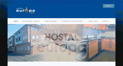 Desktop Screenshot of hostaleuropacastejon.com